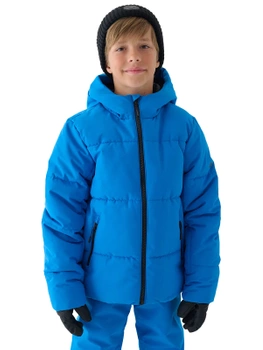 Chlapčenská zimná páperová lyžiarska bunda 4F 4FJWAW24TTJAM534-33S