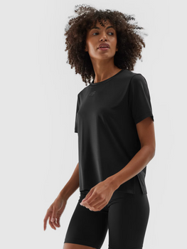 Dámske oversize rýchloschnúce tréningové tričko 4F 4FWAW24TFTSF1012-20S