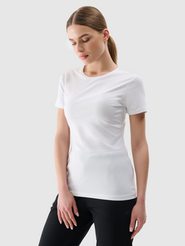 Dámske tenké hladké tričko 4F 4FWMM00TTSHF2255-10S