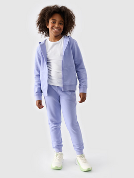 Dievčenské tepláky 4F Junior 4FJWMM00TTROF0828-32S