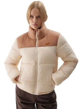 Dámska zimná páperová bunda 4F 4FWAW24TDJAF469-83S