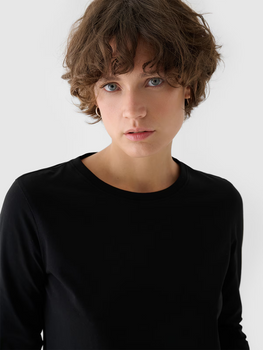 Dámske oversize jednoduché tričko s dlhým rukávom 4F 4FWMM00TLONF431-20S