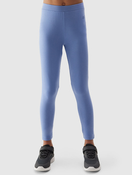 Dievčenské elastické bavlnené legíny 4F Junior