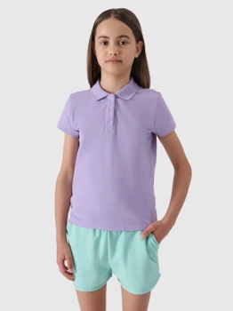 Dievčenské pravidelné polo tričko 4F Junior
