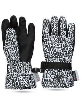 Dievčenské zimné lyžiarske rukavice 4F 4FJWAW24AFGLF127-91A