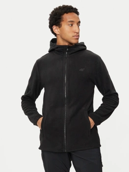Pánsky bežný fleece s kapucňou 4F 4FWMM00TFLEM290-20S
