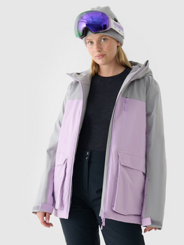 Dámska membránová lyžiarska bunda neodry 8000 4F 4FWAW24TTJAF594-52S