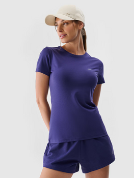 Dámske tenké hladké tričko 4F 4FWMM00TTSHF2255-31S