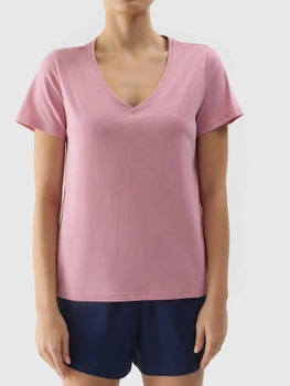 Dámske hladké tričko regular fit 4F