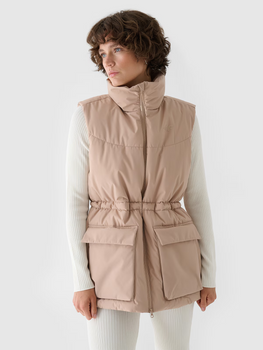 Dámske páperové tričko bez rukávov so syntetickou výplňou 4F 4FWAW24TVJAF135-83S